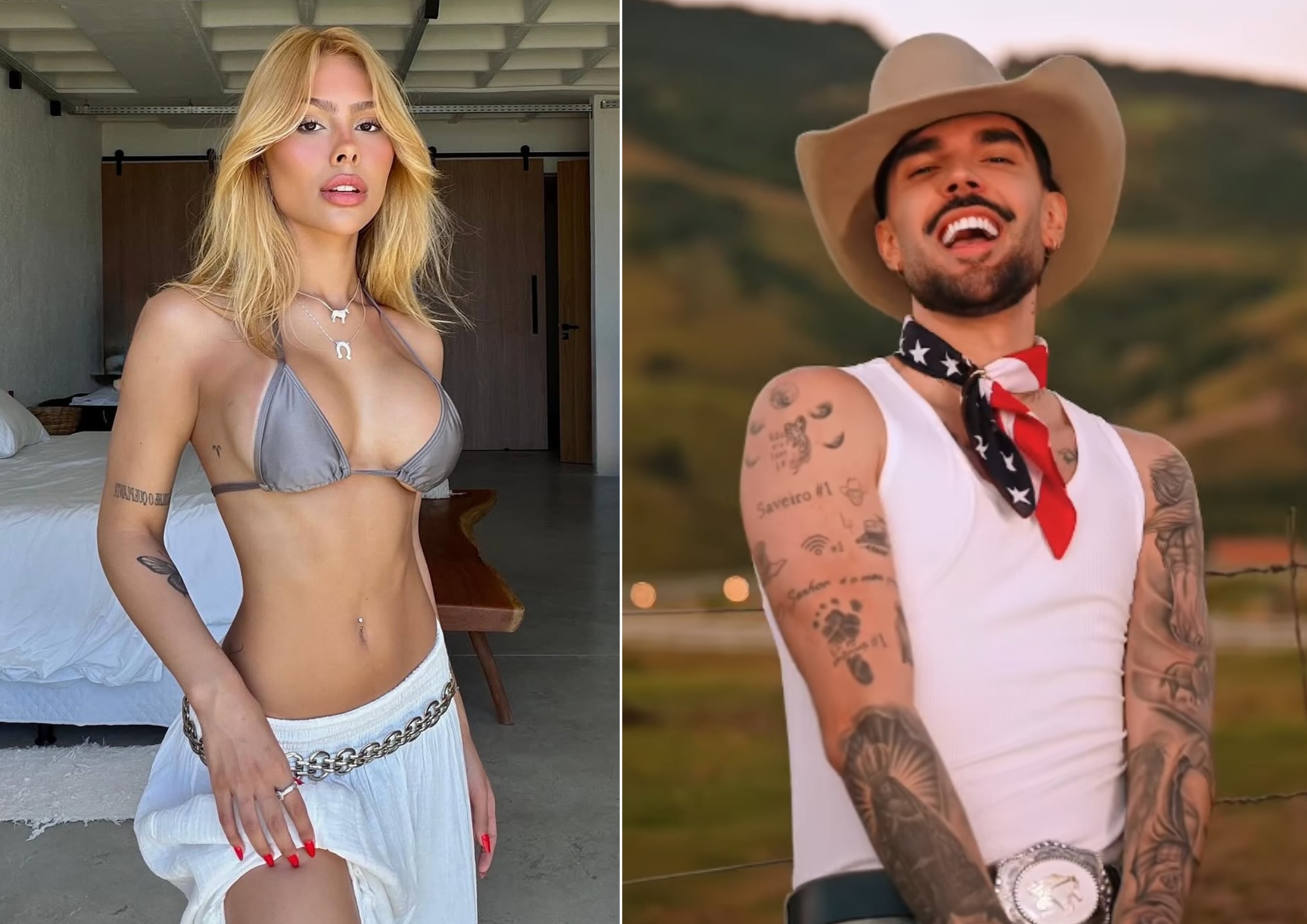 Buscou o balde? Luan Pereira volta a seguir e comentar fotos da ex-noiva após ela ser vista com jogador