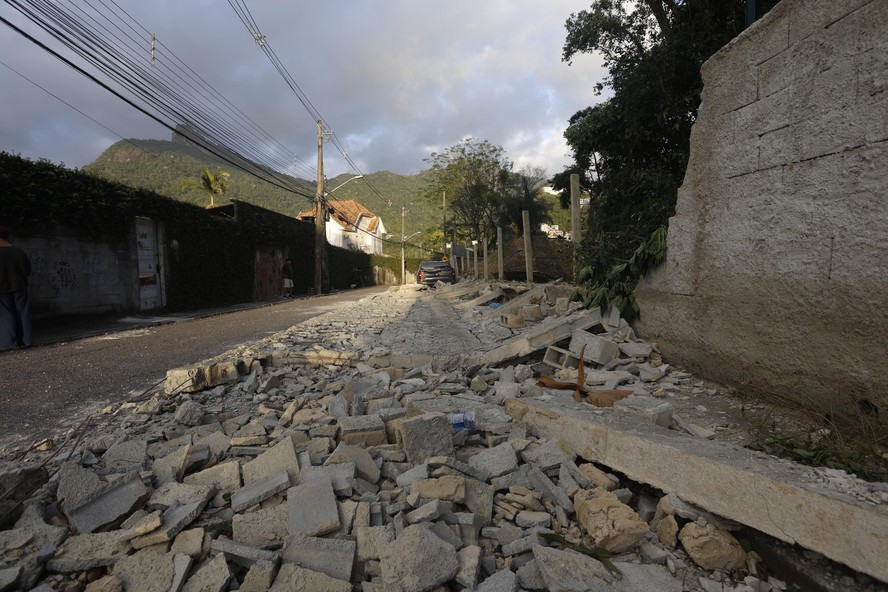 O dia seguinte à ventania no Rio: falta de luz, trânsito com restrições ...