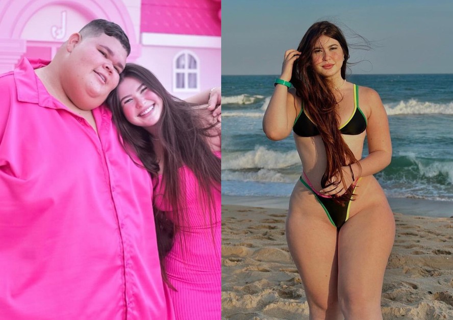 Gordo da Xj namora a influenciadora Nicolle Caroline