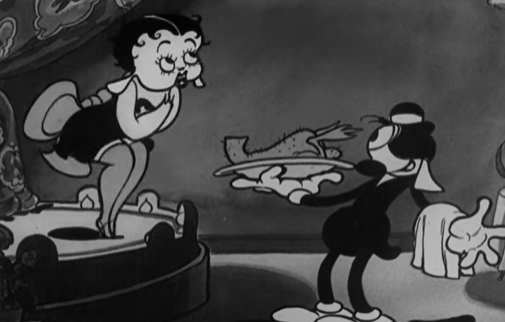 O design de Betty Boop não mudou muito em quase cem anos — Foto: Reprodução