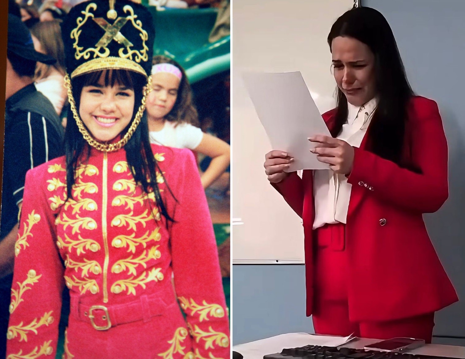 Ex-paquita da formação New Generation chora ao se formar em Direito