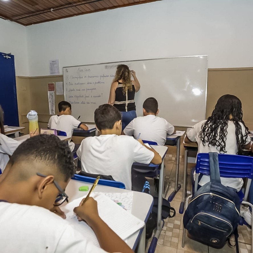 Sala de aula do Estado do Rio