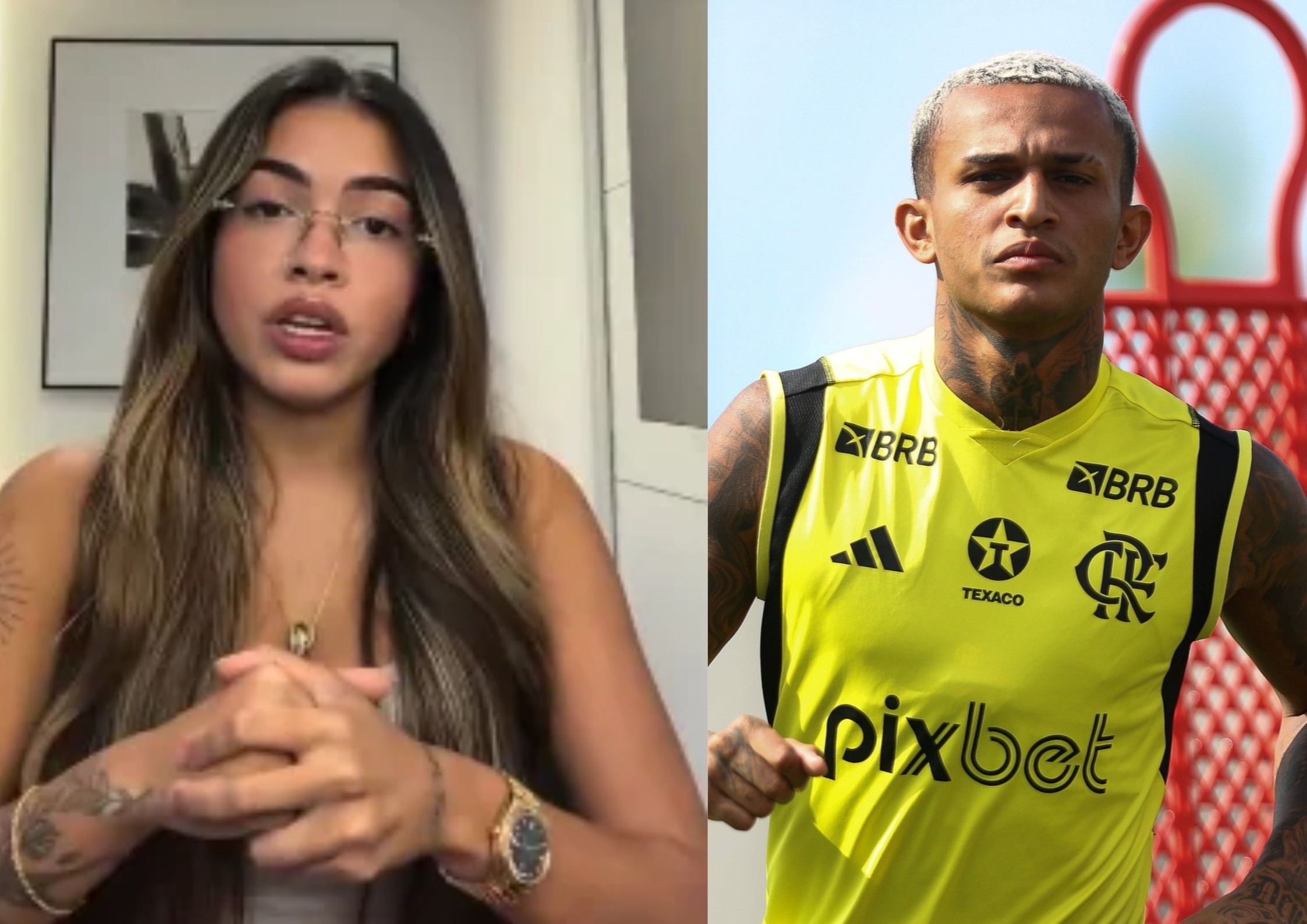 Ex-mulher de Wesley França fala sobre carma após revelar traições do jogador: 'Tudo volta'