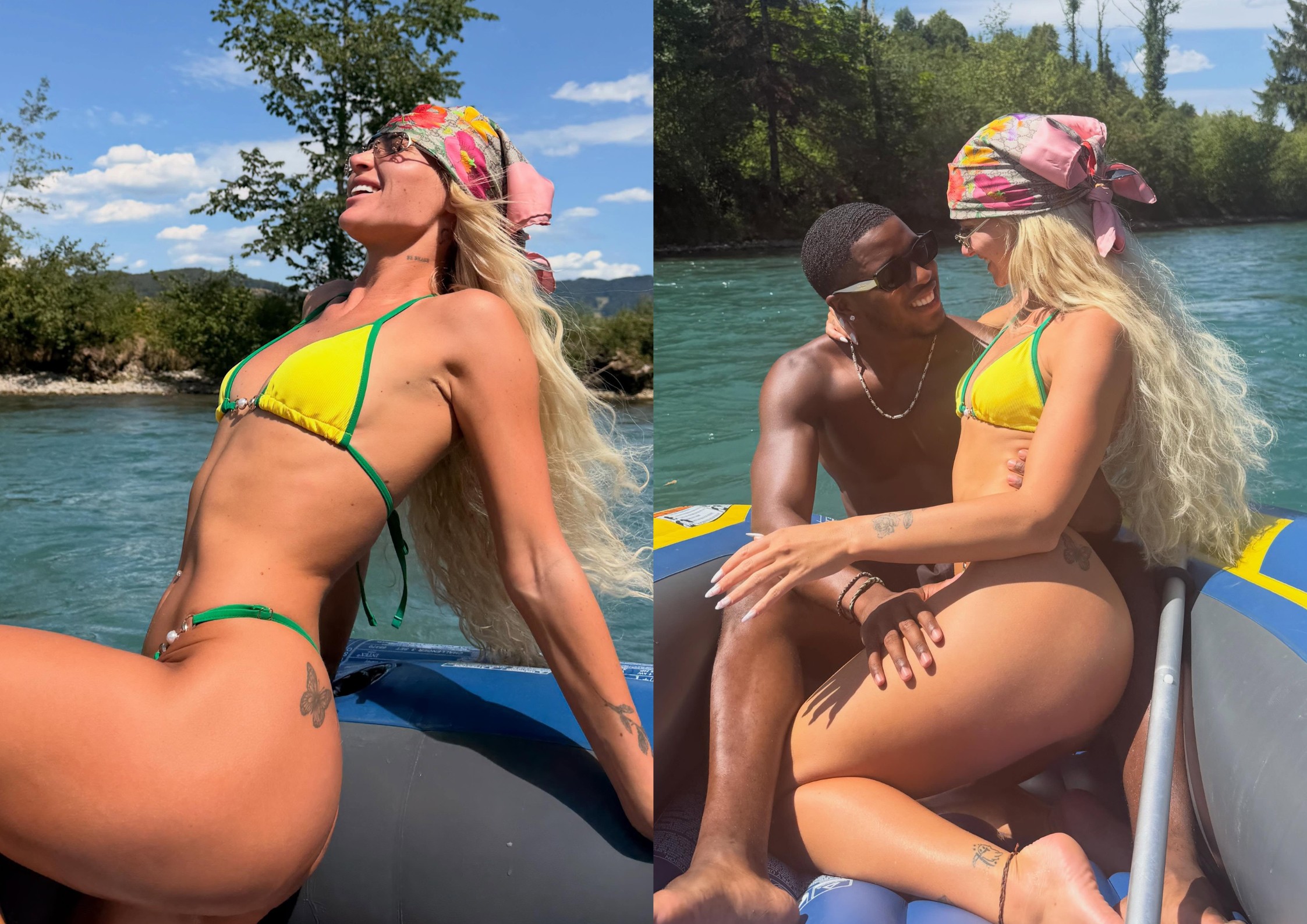 Jogadora mais seguida, Alisha Lehmann posa de biquíni com as cores do Brasil e torcedores veem indireta