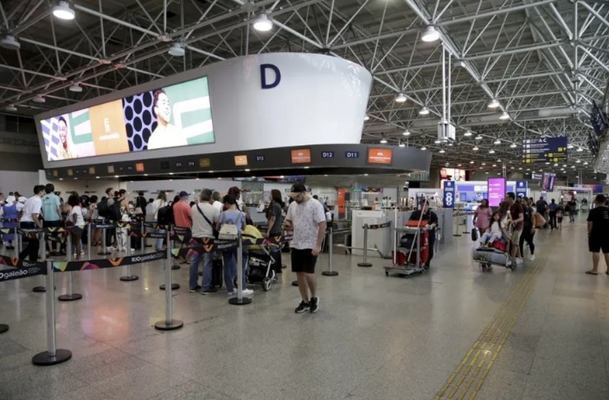O Aeroporto Internacional Tom Jobim/Galeão, no Rio