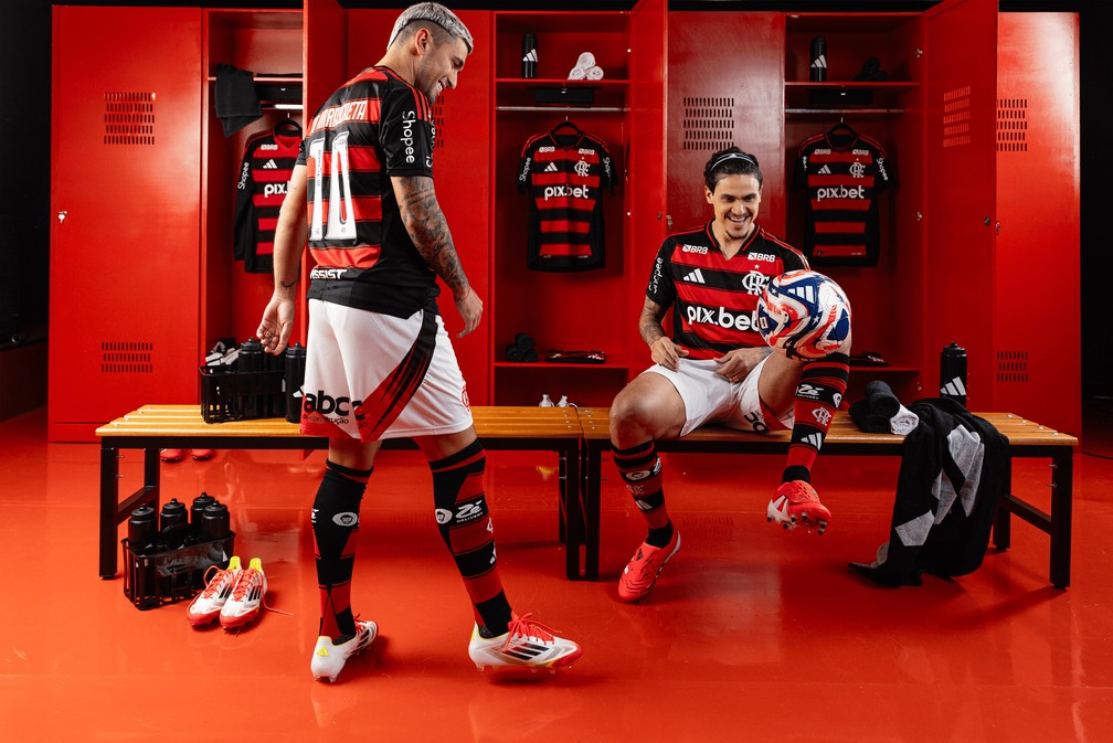 O novo uniforme 1 do Flamengo — Foto: Divulgação/Adidas