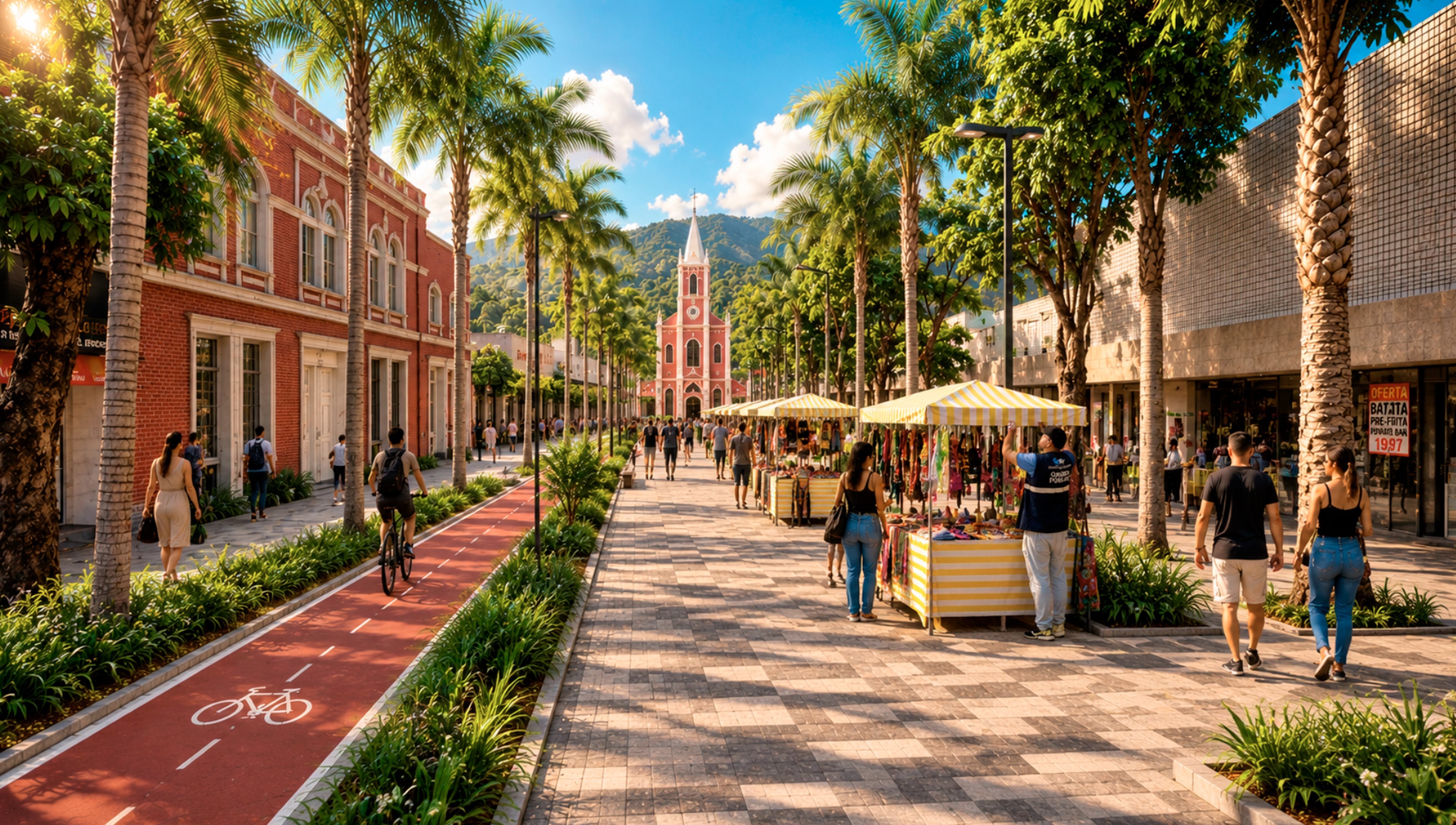 Projeto da prefeitura pretende revitalizar a área central de Bangu, na Zona Oeste, com equipamentos de cultura, lazer e mobilidade - Foto