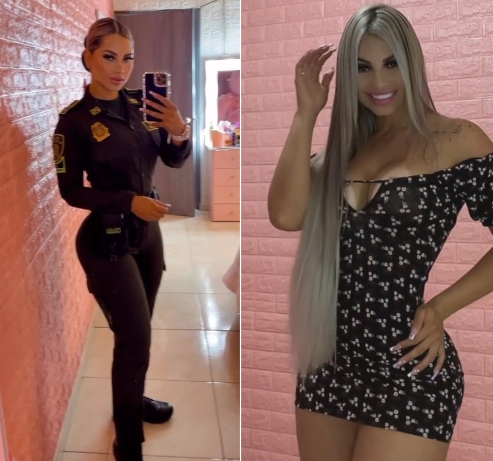 Alexa Narváez: policial é envolvida em polêmica na Colômbia — Foto: Reprodução/Instagram
