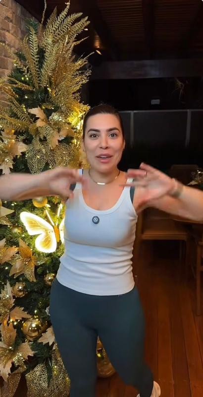 Árvore Naiara Azevedo — Foto: Reprodução / Instagram