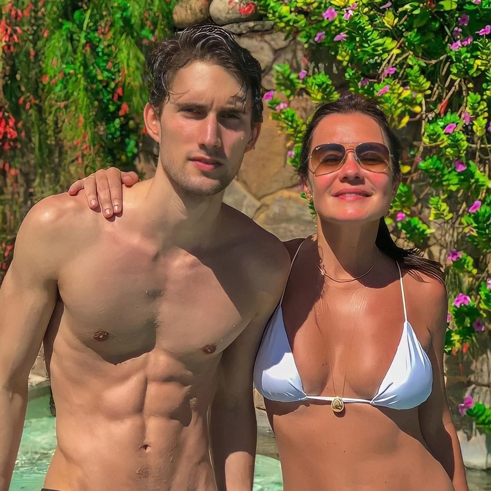 Felipe Ricca é filho de Adriana Esteves — Foto: reprodução/ instagram