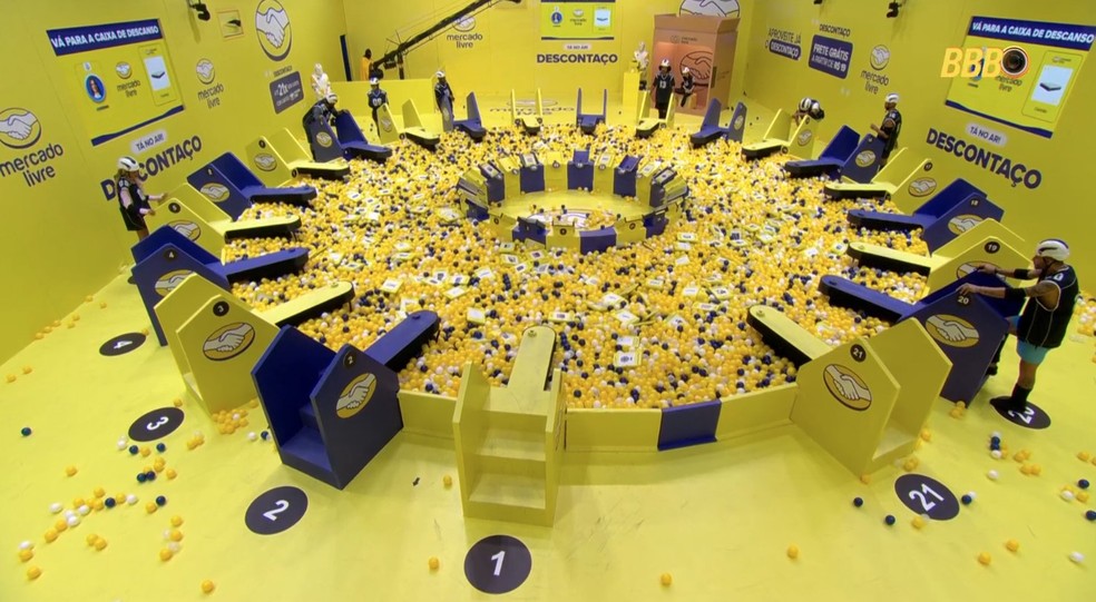 Prova de resistência do 'BBB 26' — Foto: Reprodução/TV Globo