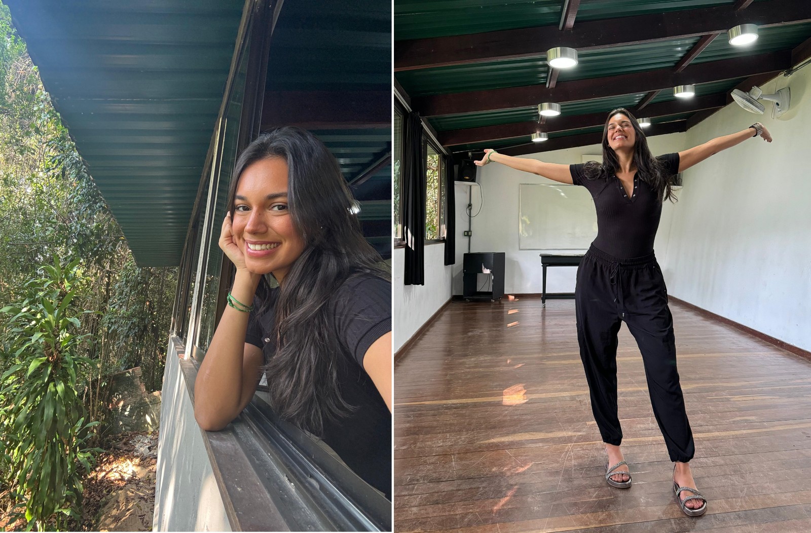 Ex-BBB Alane na CAL — Foto: divulgação