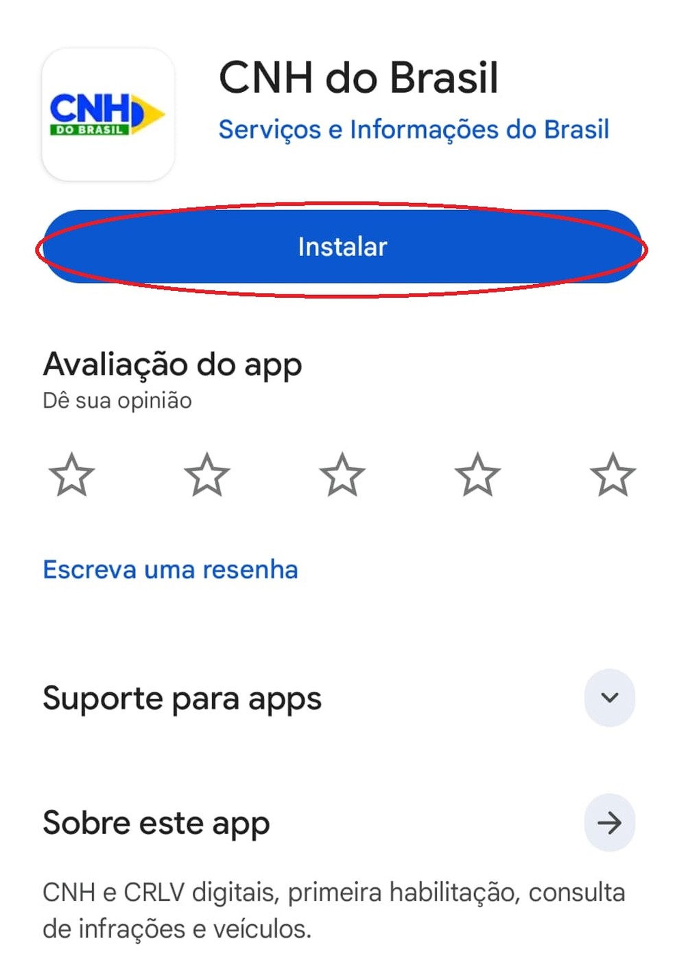 O app CNH do Brasil — Foto: Reprodução