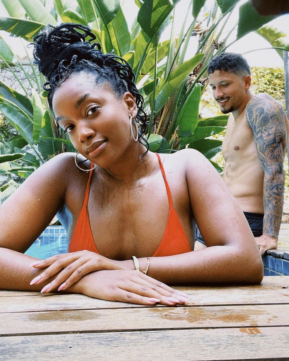IZA e o namorado, Yuri Lima — Foto: Reprodução de Instagram