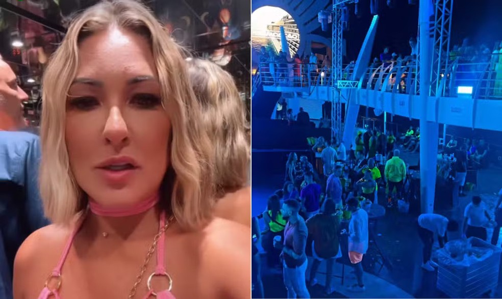 Claudia Baronesa relatou a experiência dos hóspedes durante a noite do ocorrido — Foto: Reprodução/Redes sociais