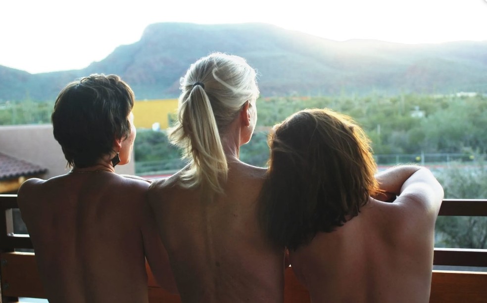 H&oacute;spede de resort naturista nos EUA &mdash; Foto: Divulga&ccedil;&atilde;o