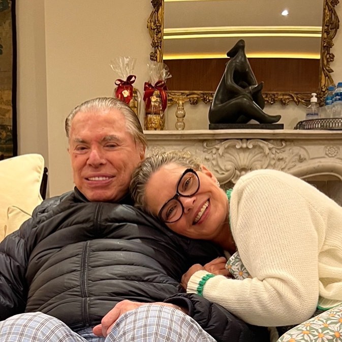Silvio Santos com a filha Cintia — Foto: reprodução/ instagram 