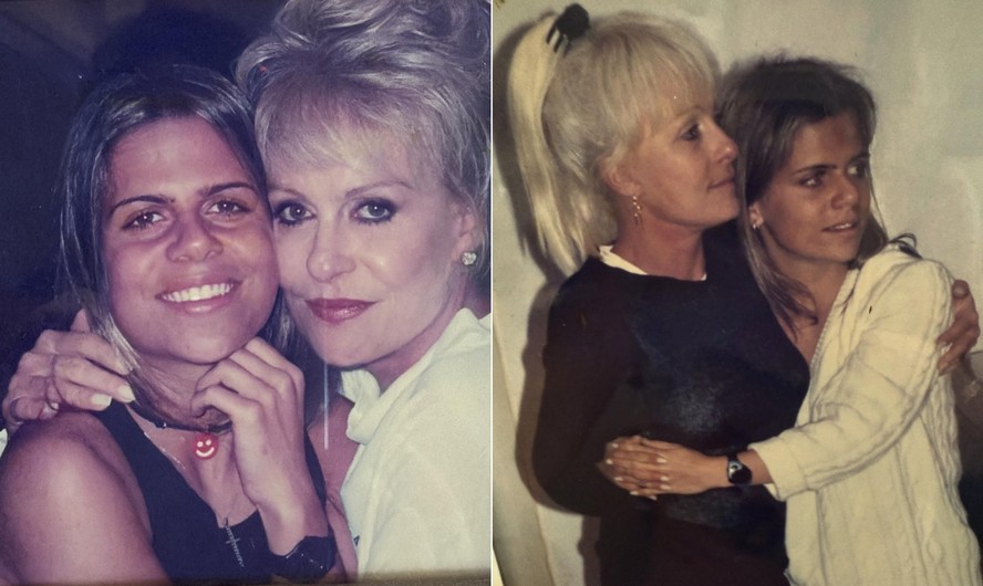 Filha de Ana Maria Braga resgata foto de 25 anos atrás