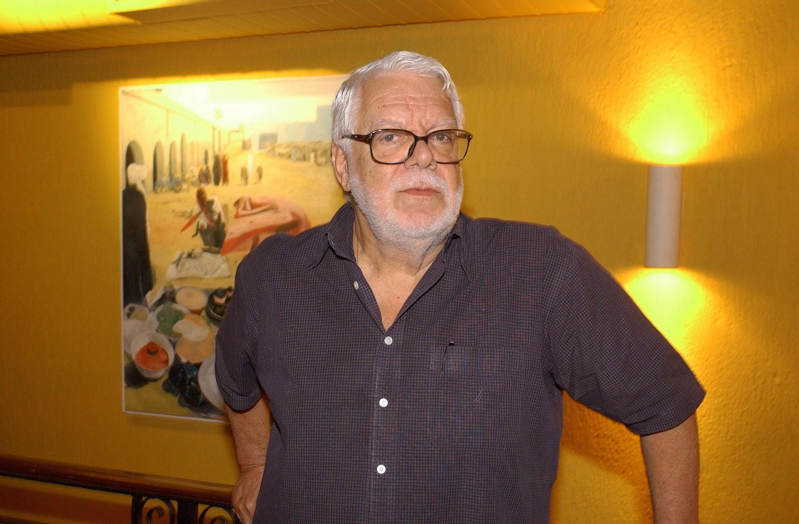 Manoel Carlos, autor da novela Páginas da Vida. — Foto: TV Globo / Zé Paulo Cardeal