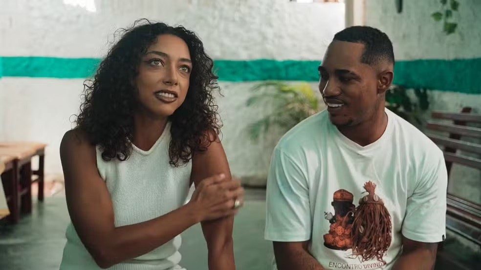 Alice Carvalho e Kannalha se conheceram quando os dois namoraram Preta Gil — Foto: Reprodução/Globoplay