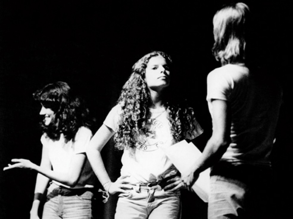 Debora Bloch em cena de “Rasga coração”, em 1980 — Foto: Reprodução