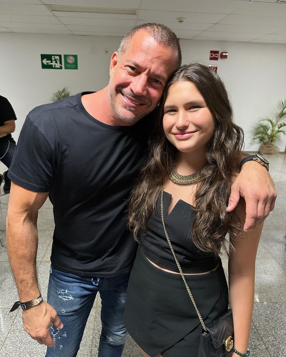Malvino Salvador e Sofia Salvador — Foto: Reprodução