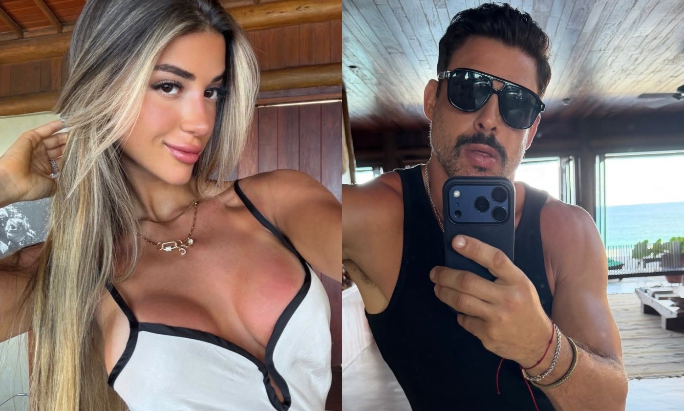 Engrenou! Cauã Reymond viaja pela pela primeira vez com affair 26 anos mais jovem