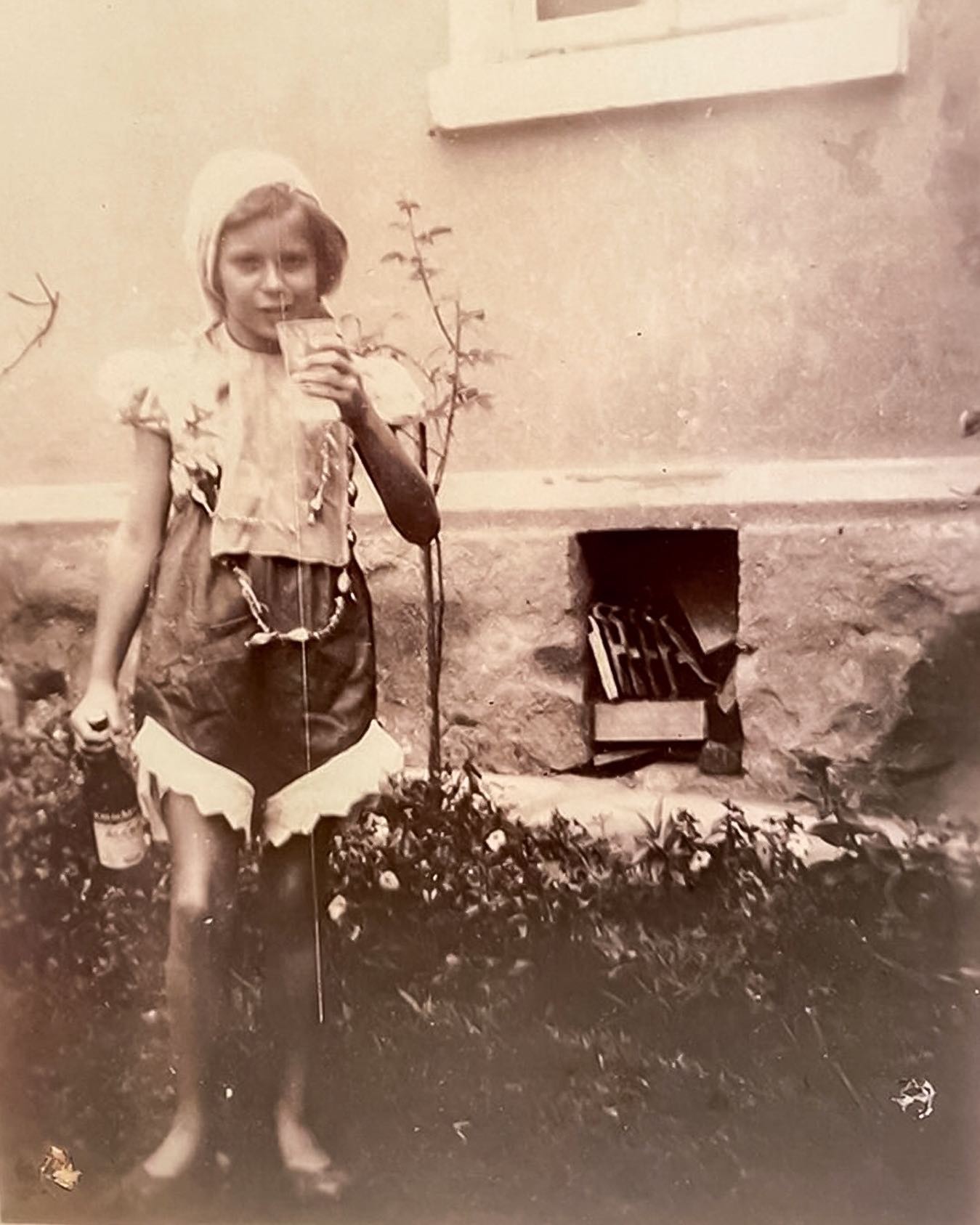 Vera Fischer quando criança — Foto: reprodução/ instagram