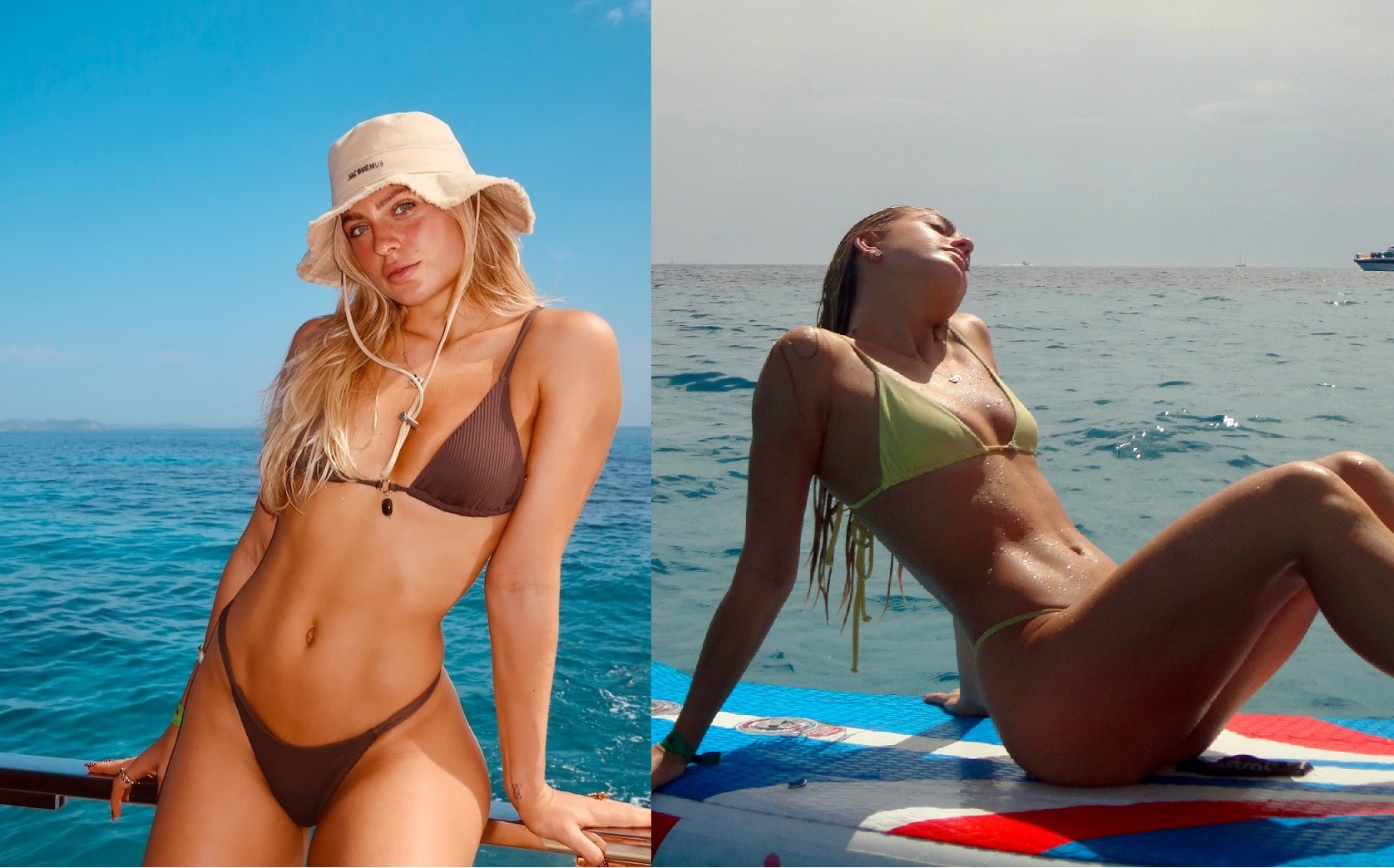 Filha modelo de Eduardo Moscovis curte verão europeu em Ibiza; fotos - QTU Questões do Universo