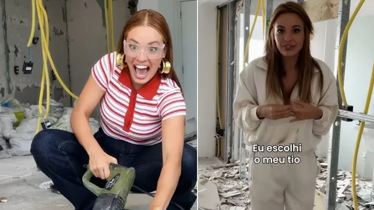 Beatriz Reis dá o pontapé inicial na reforma de seu primeiro imóvel em São Paulo