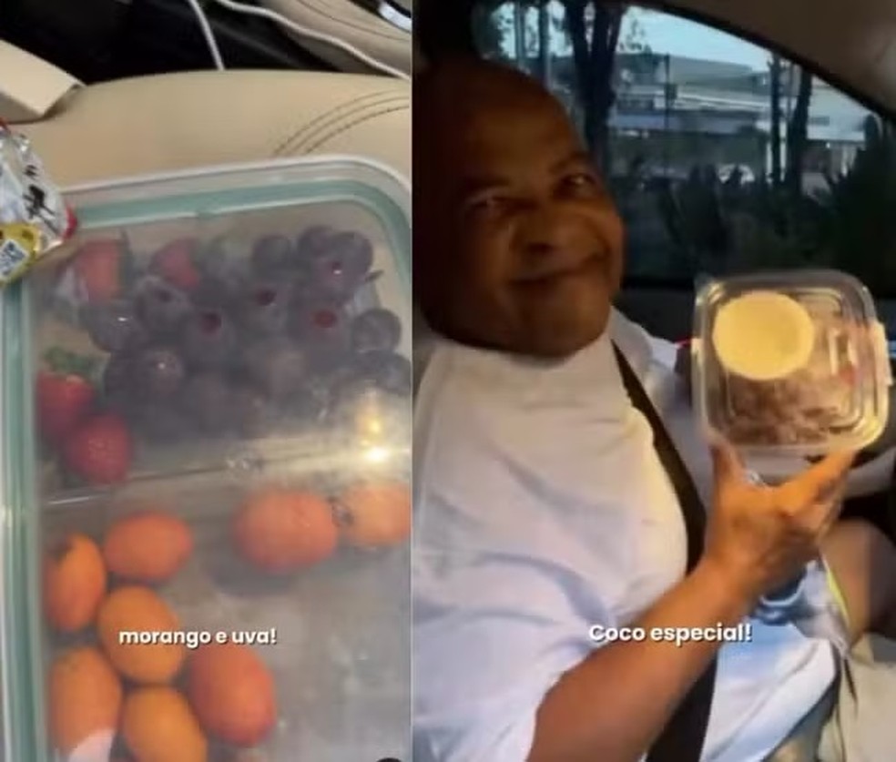 Tio de Taís Araujo, Silvio faz sucesso com marmitas para a atriz — Foto: Reprodução/Instagram