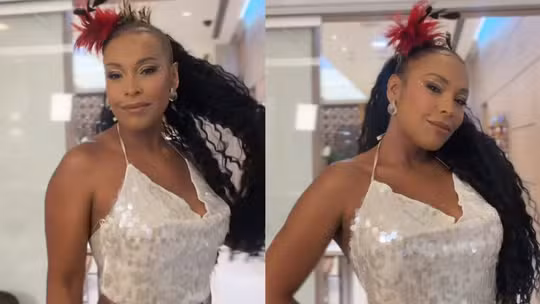 Sol Vega, expulsa do BBB, ostenta produção de beleza e festeja Carnaval no Rio