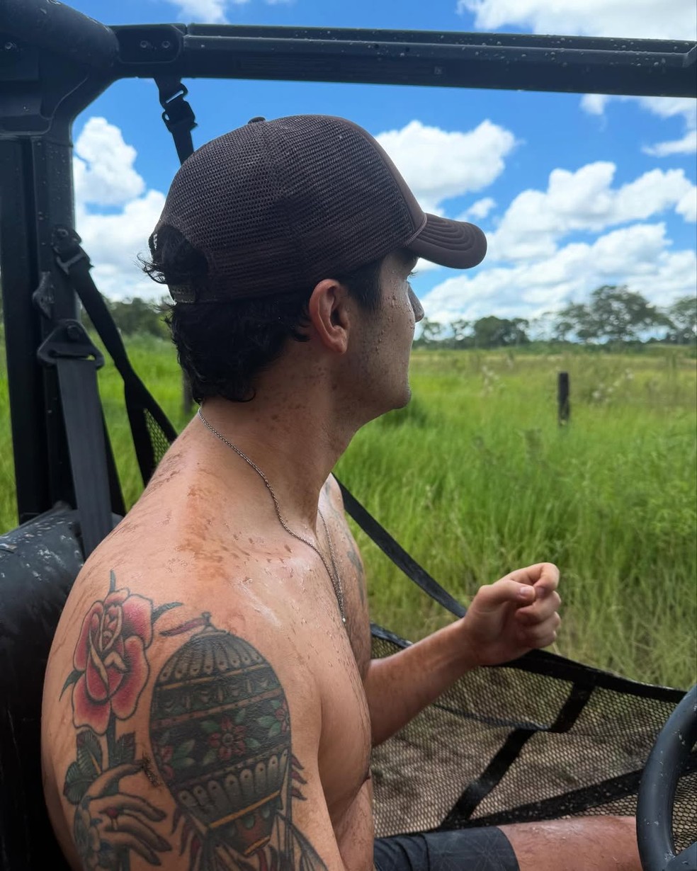 Luan Santana mostra fazenda Meteoro que comprou no MS — Foto: Instagram