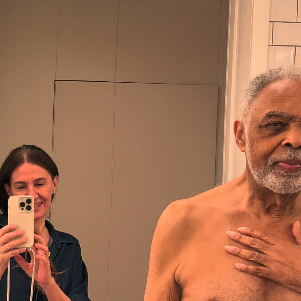 Flora Gil e Gilberto Gil — Foto: Reprodução/Instagram