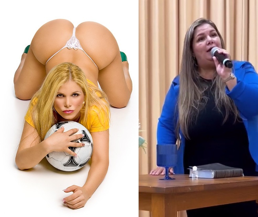 Ex-Ronaldinha, Viviane Brunieri é missionária — Foto: Ricardo Canhoto e Instagram
