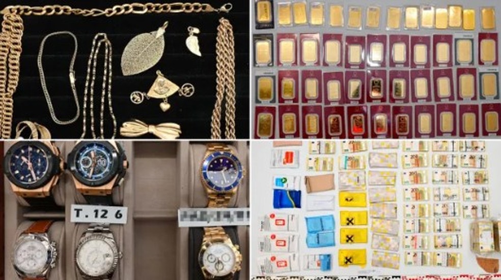 Pol&iacute;cia da &Aacute;ustria diz que Marina M roubou R$ 60 milh&otilde;es de v&iacute;timas: dinheiro vivo, barras de ouro, joias e rel&oacute;gios &mdash; Foto: Reprodu&ccedil;&atilde;o/LDP Lower Austria