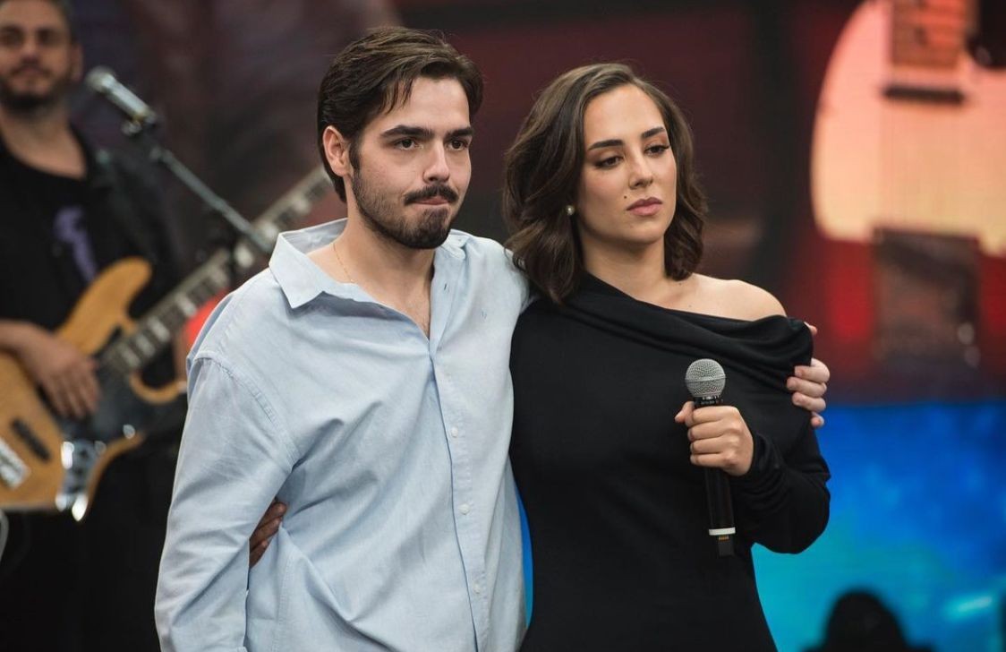 Lara e João Silva, os filhos de Faustão — Foto: Reprodução/Band