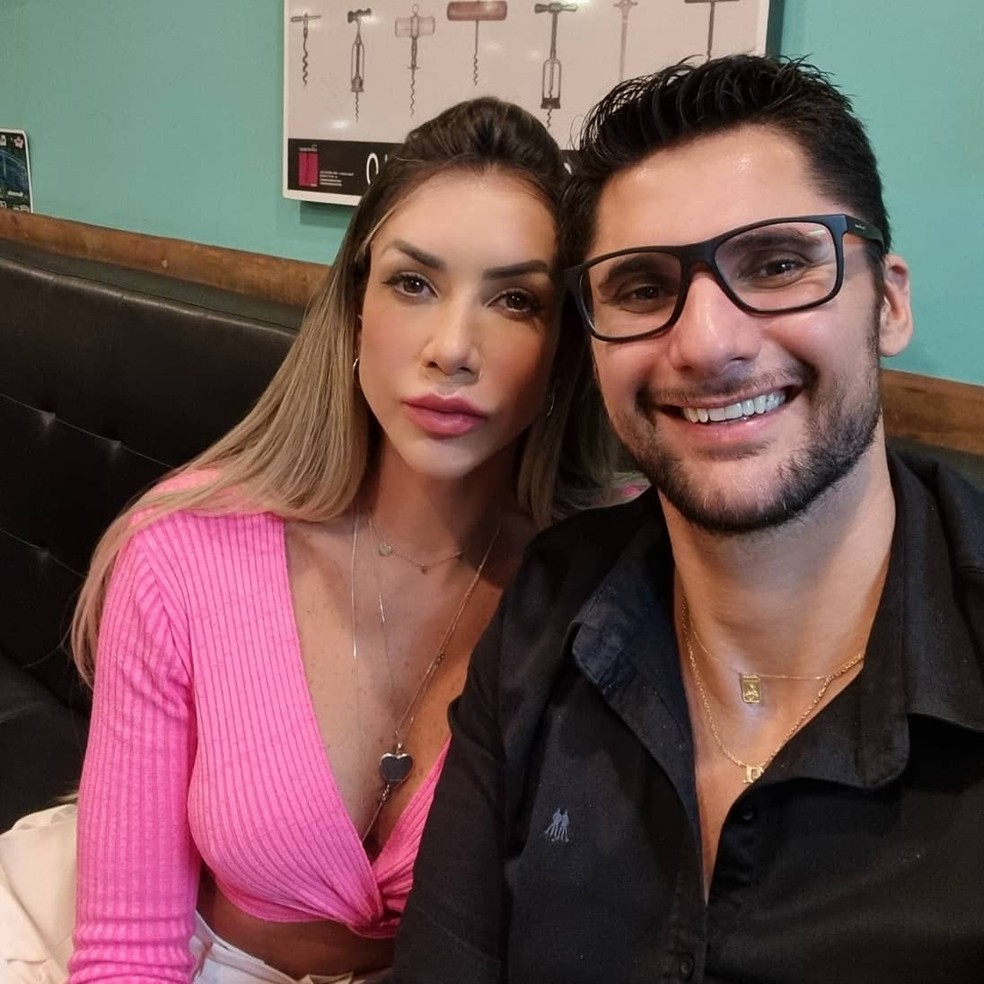 Thaisa Daher e Rafael Mineiro — Foto: Reprodução/Instagram