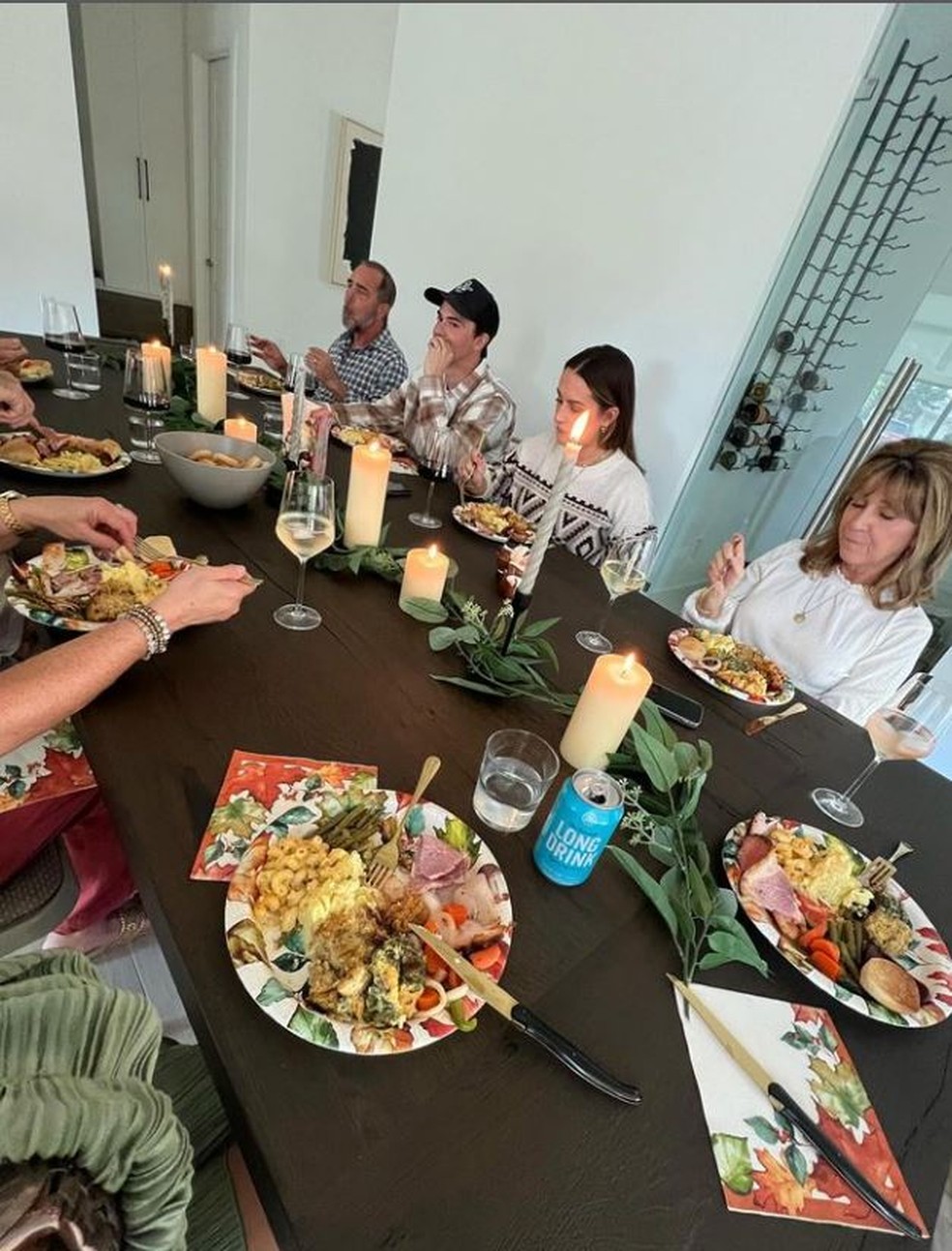 Marta recebe família da namorada nos EUA — Foto: rep/ instagram