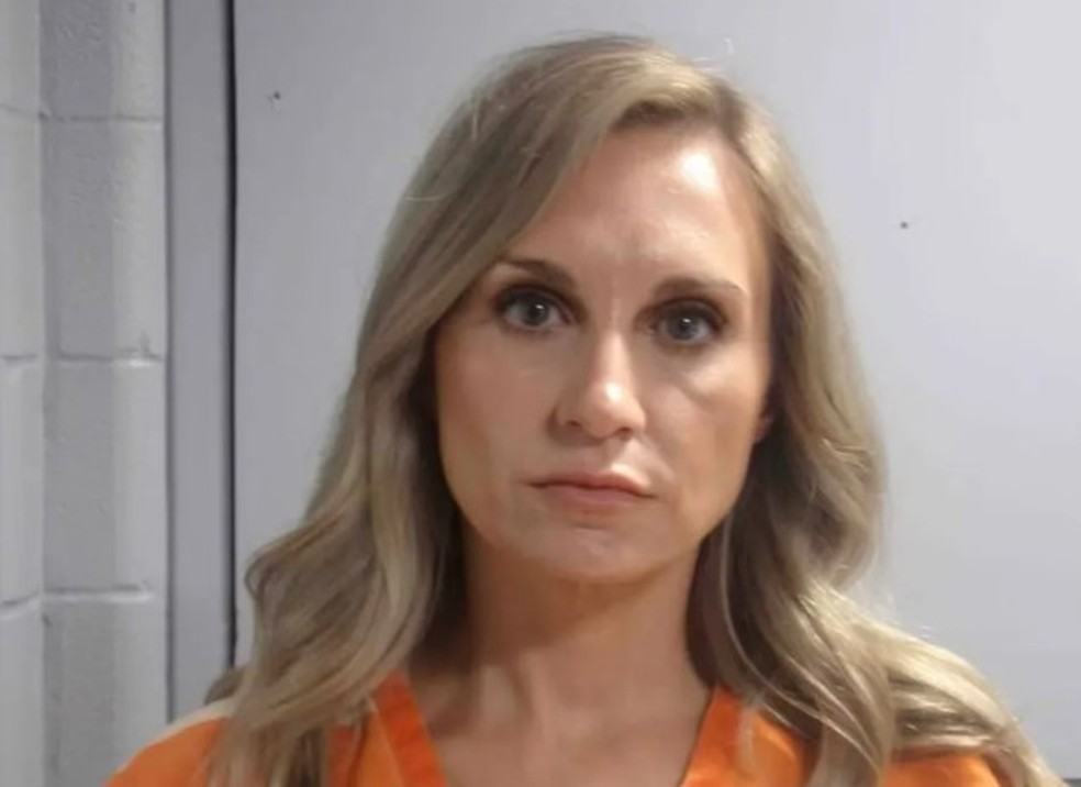 Misty Roberts presa por abuso sexual de adolescente &mdash; Foto: Reprodu&ccedil;&atilde;o/Louisiana State Police