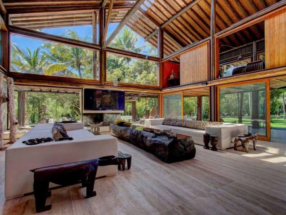 Villa em Trancoso de R$ 300 milhões é de Daniel Vorcaro — Foto: reprodução/ Be Bahia e Casas e Vilas