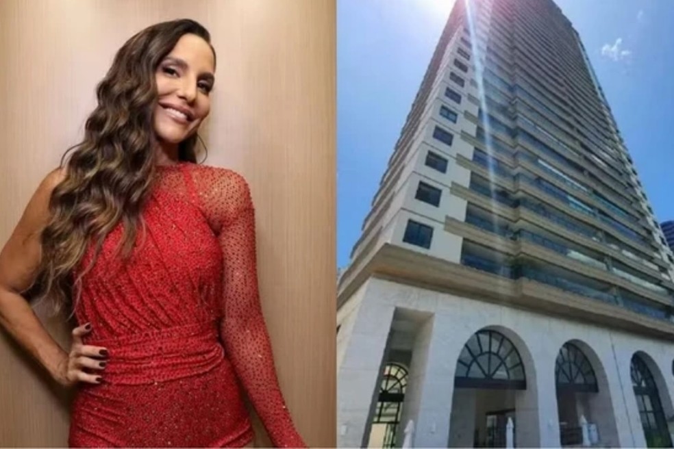 Apartamento em que Ivete mora em Salvador avaliado em R$ 20 milhões — Foto: rep/ instagram