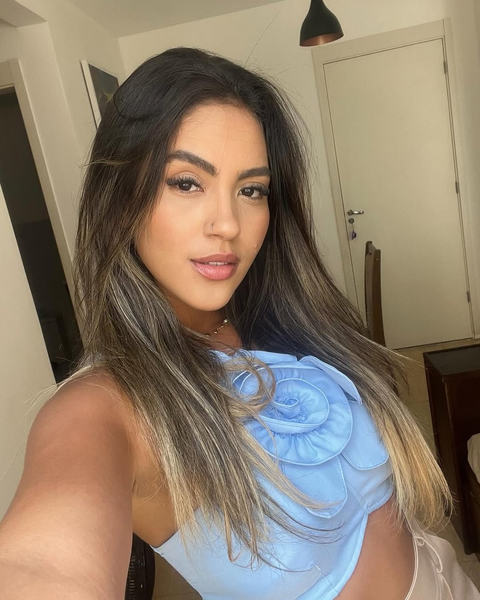 Adriana Paula é a nova namorada de Davi Brito — Foto: Reprodução/Instagram