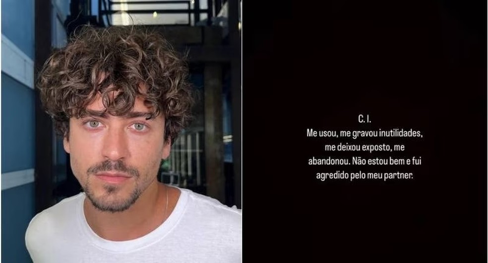 Jesuíta Barbosa diz que foi agredido por namorado — Foto: rep/ instagram