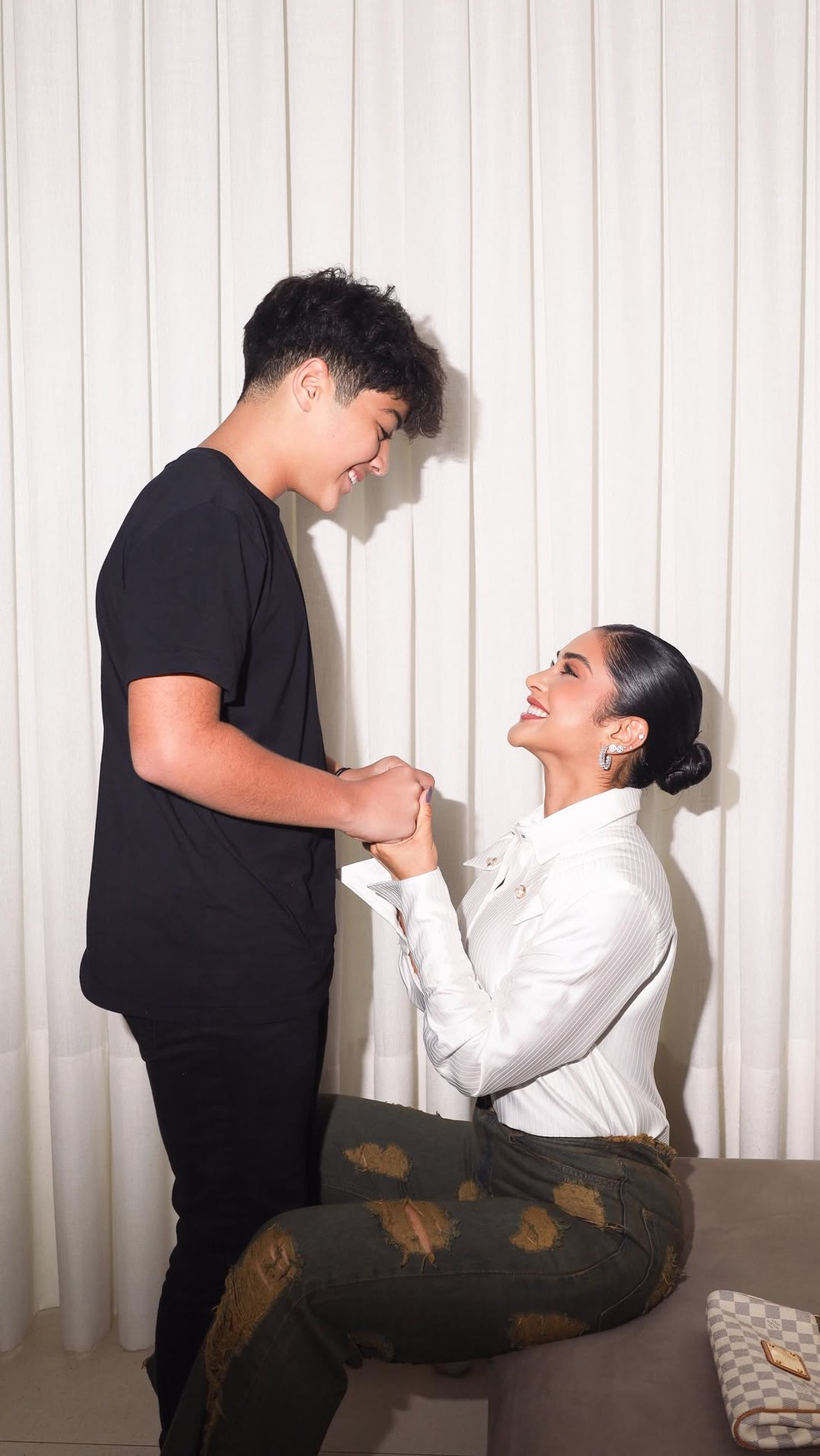 Mileide Mihaile com o filho Yhudy — Foto: reprodução/ instagram