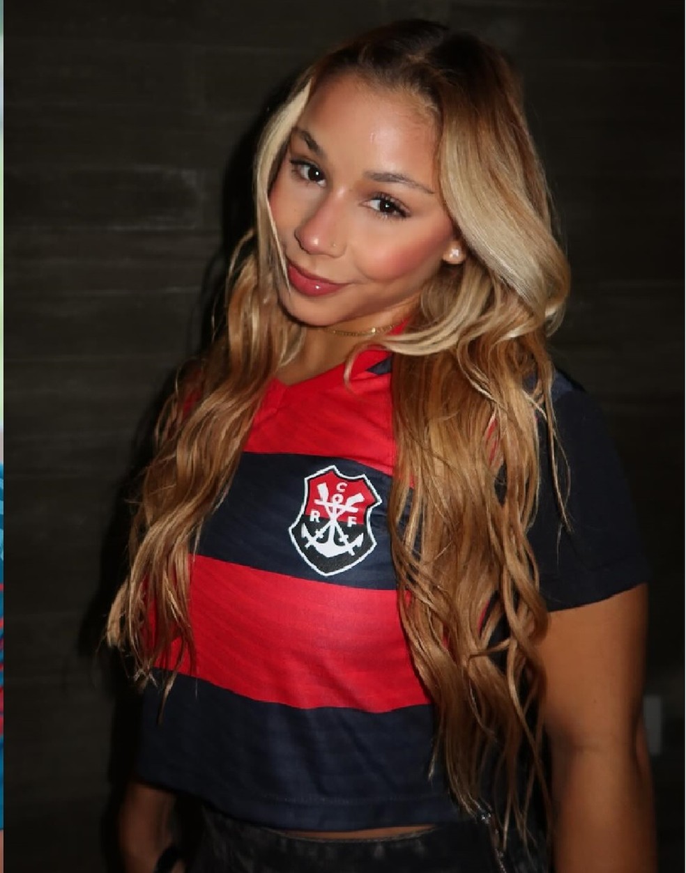 O zagueiro Léo Pereira e a ginasta Flavia Saraiva — Foto: reprodução/ instagram