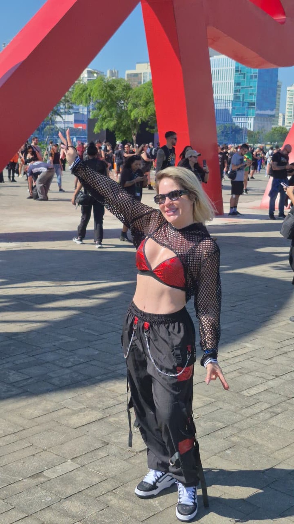 Biquínis são apostas fashion no Rock in Rio — Foto: Leonardo Ribeiro
