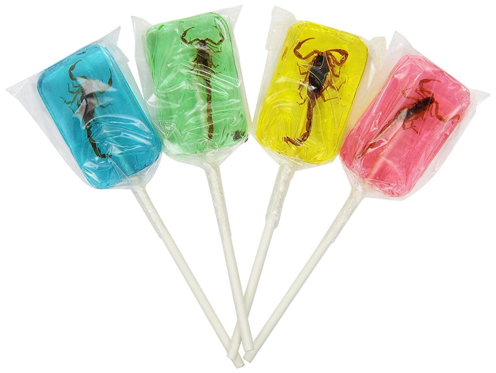 Paletas de Alacrán são comercialziadas nas ruas do México — Foto: Amazon