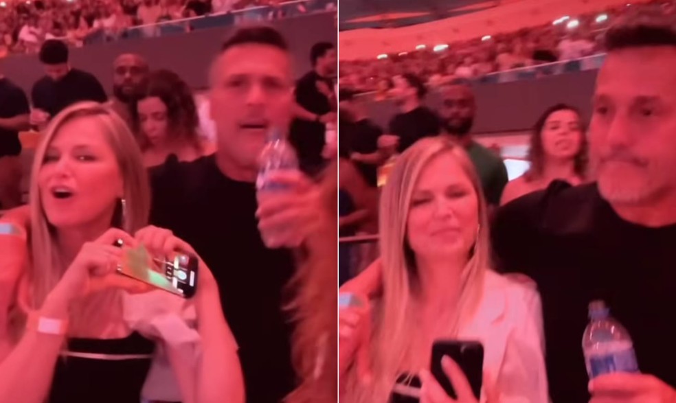 Susana Werner e Julio César curtem show juntos no Rio — Foto: Reprodução/Instagram