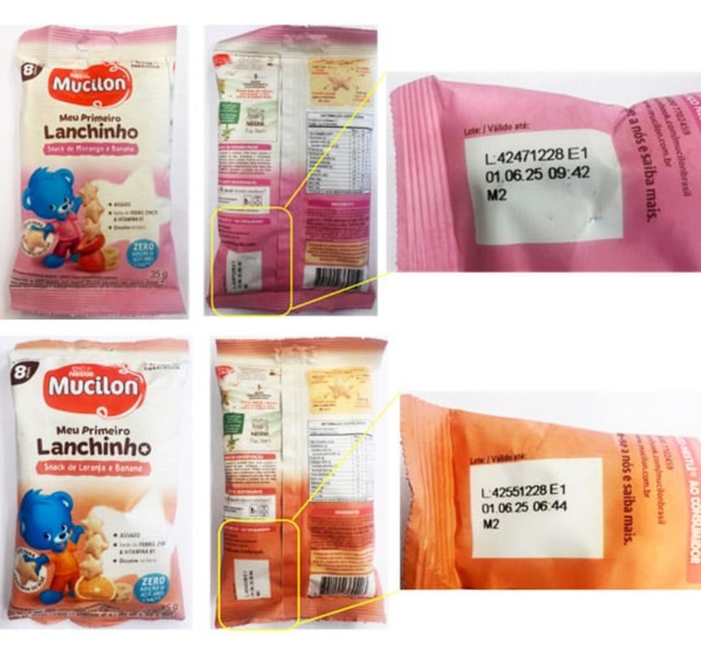 Nestlé recolhe lotes de alimento para bebês por alto nível de toxina produzida por fungos. — Foto: Nestlé / Divulgação